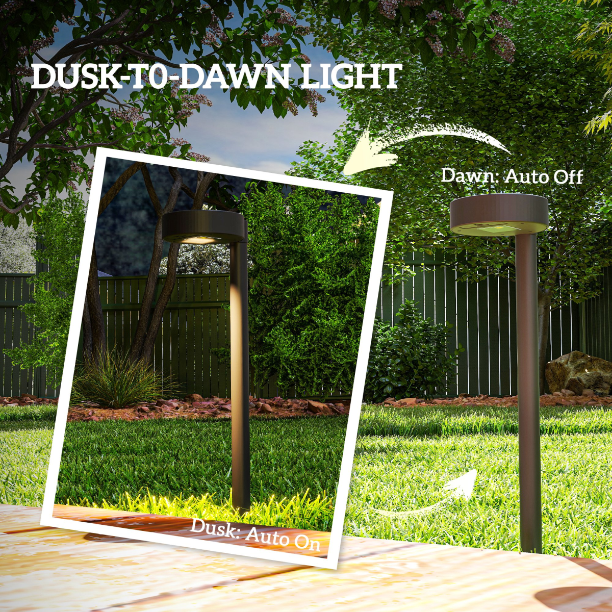 outsunny solar stake lights 8 pack, ip44 pathway