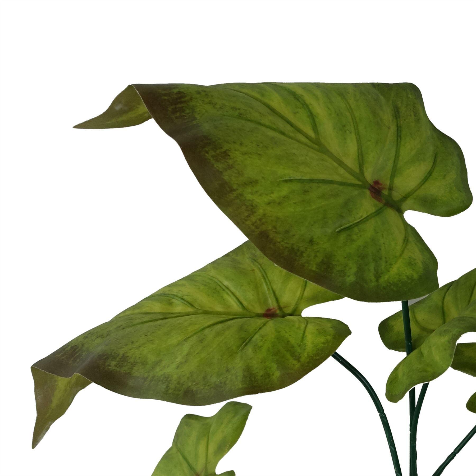 pack of 6 x 50cm artificial green plastic view 6