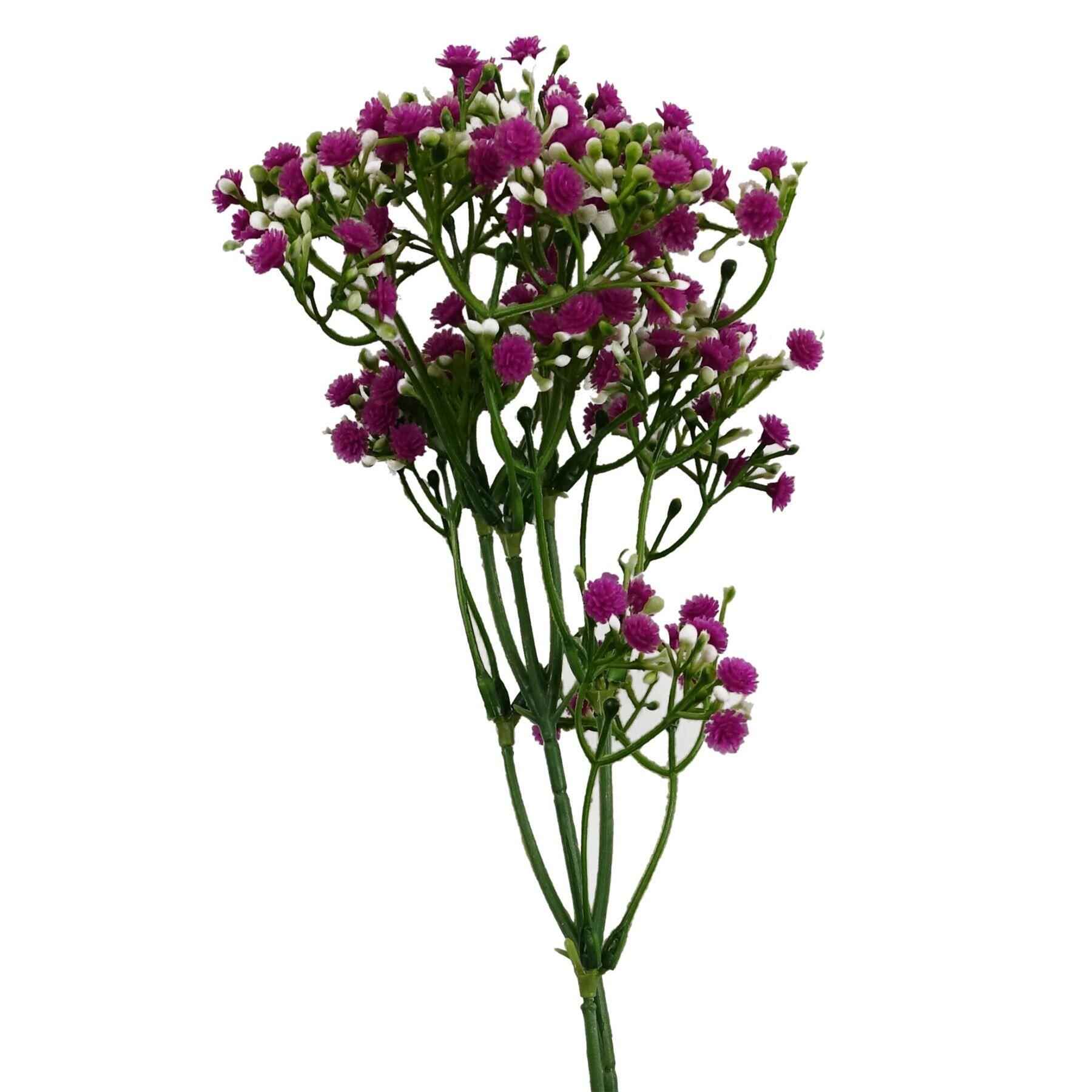 image showing 55cm gypsophila pink stem