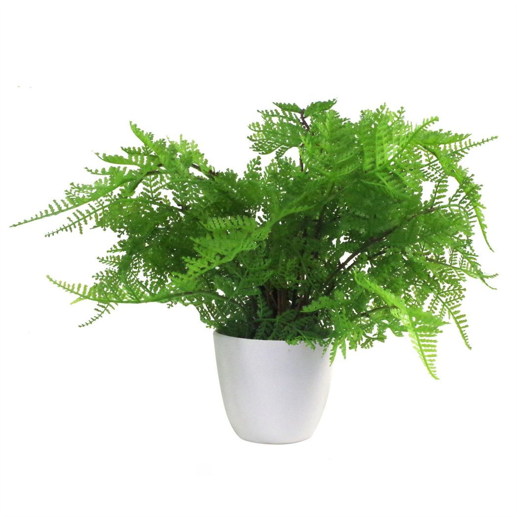 30cm Artificial Potted Lady Fern (Athyrium Filix-Femina) alternative style 4