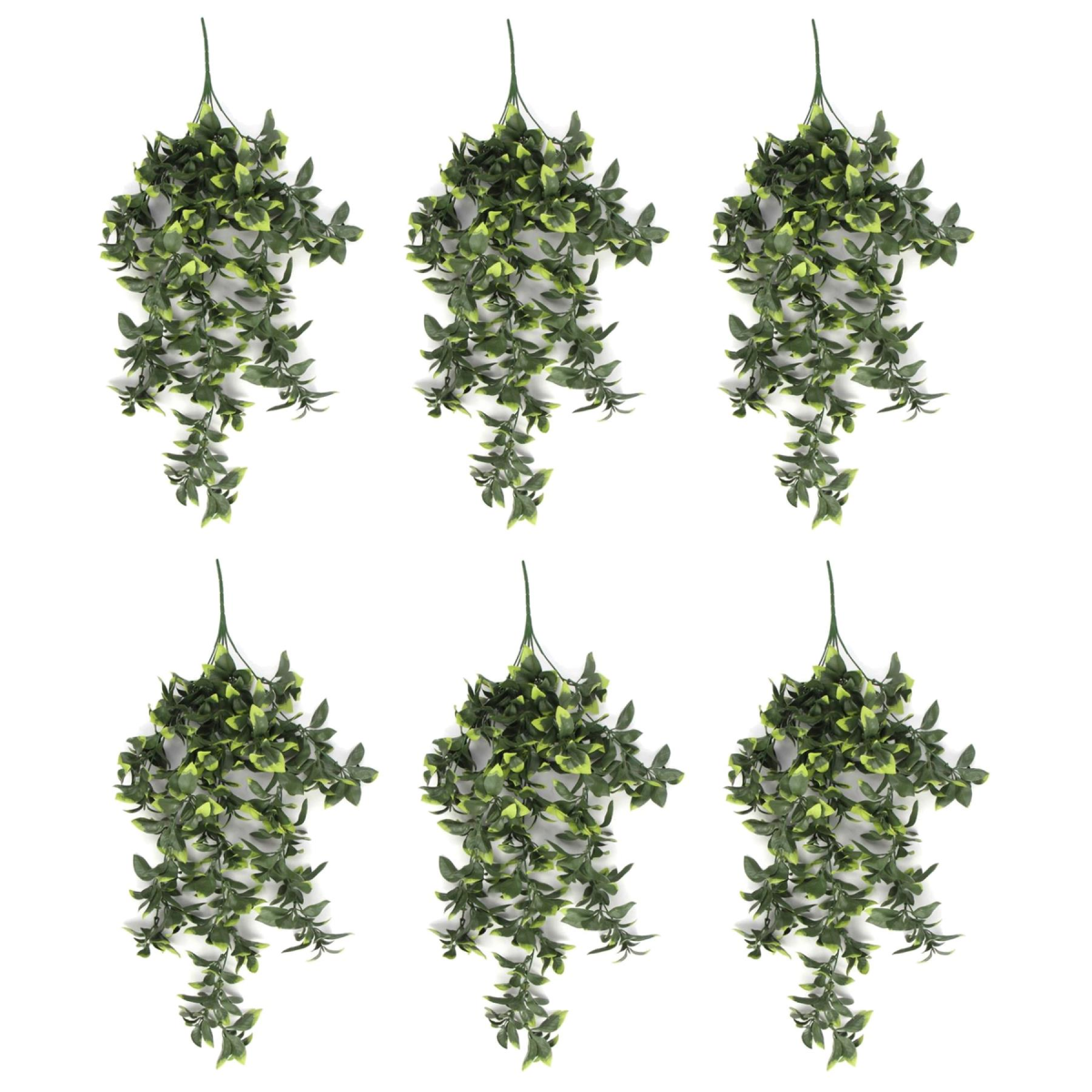 Picture of Pack of 6 x Hanging UV and Fire Resistant Artificial Pothos Plant 71cm