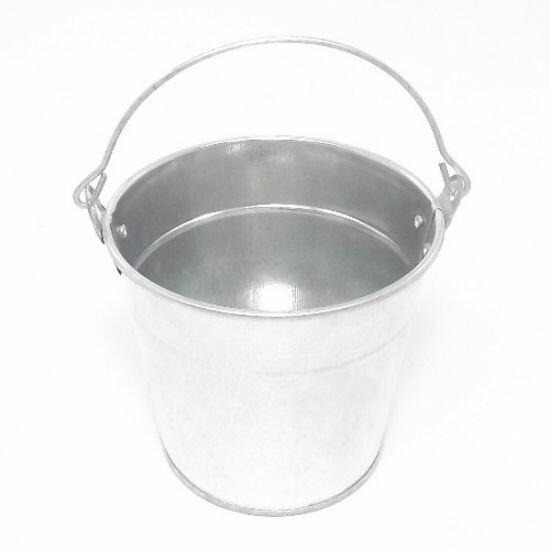 11.5cm Zinc Bucket with Handle