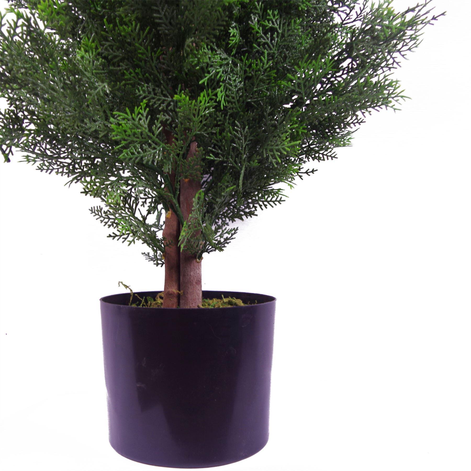 artificial cypress topiary of pair 120cm product image