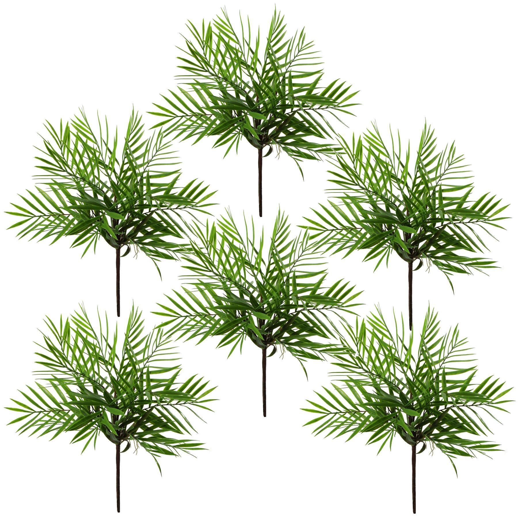 artificial 40cm plant bamboo 6 palm x product image