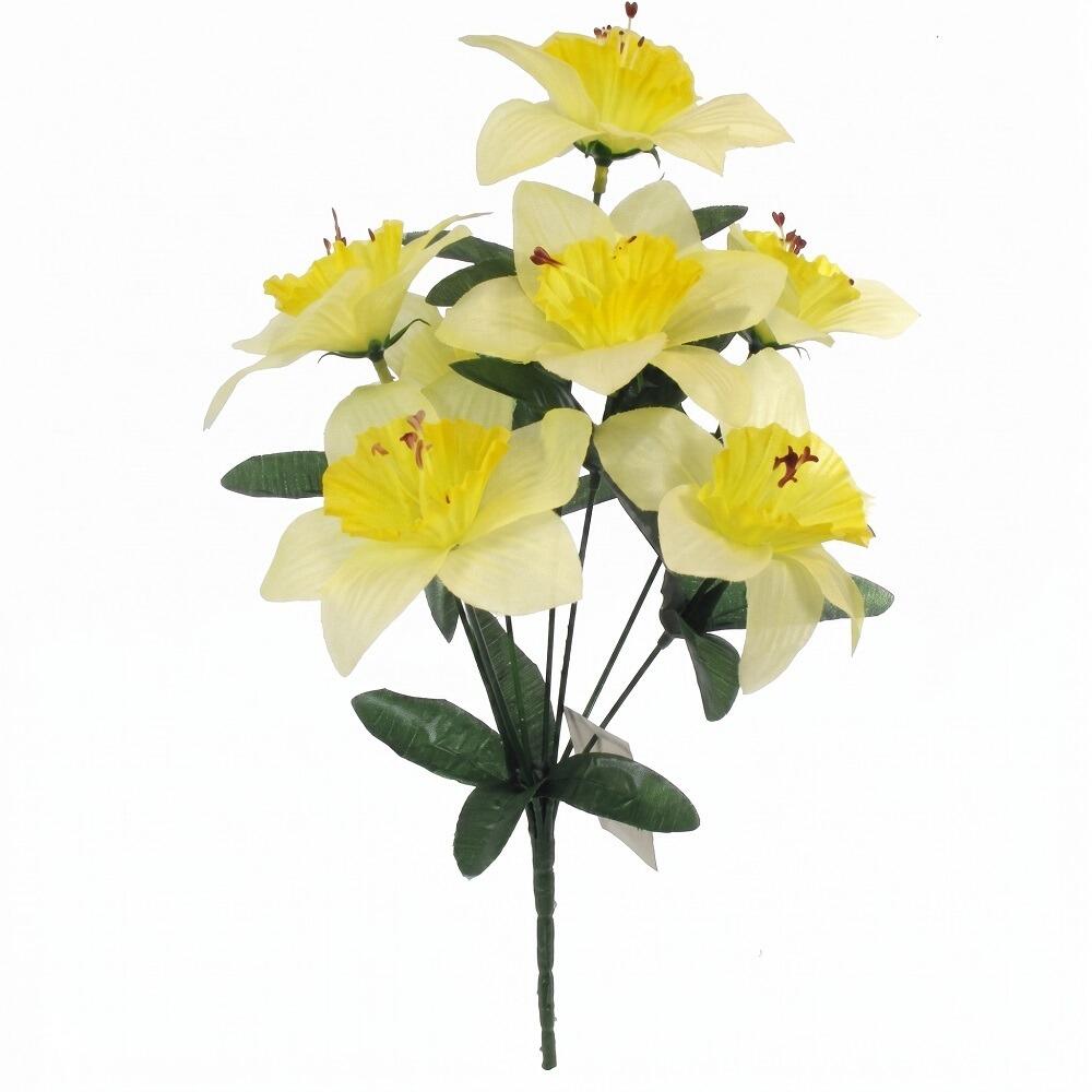 artificial flowers daffodils yellow