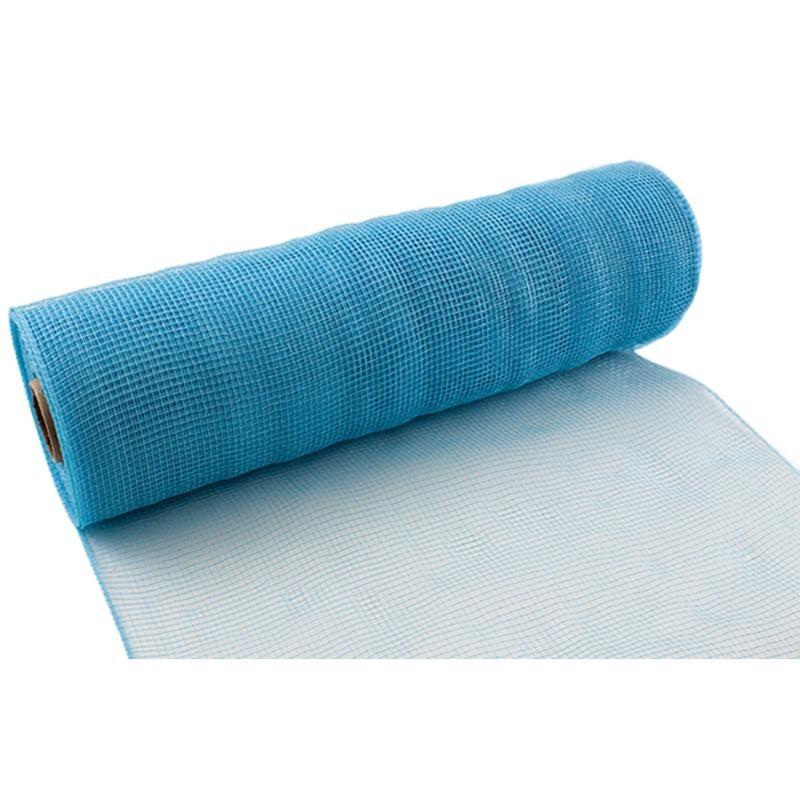Light Blue Deco Mesh for Wreath Making and Decorations