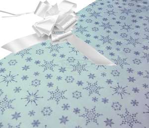 white hamper wrapping kit cellophane bow christmas
