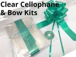 hamper wrap cellophane wrap bow kit