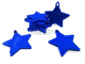 royal blue star balloon weights