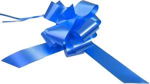 mid blue wedding bows gift hamper