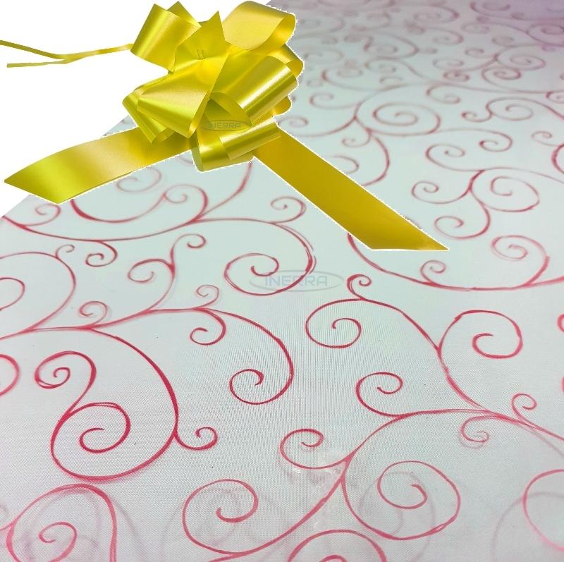 yellow bow cellophane hamper wrapping kit christmas
