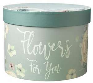 mint florist hat box boxes wholesale flowers