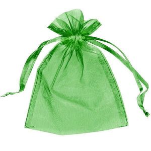 organza bags mini small drawstring wedding favors drawer mesh bag green