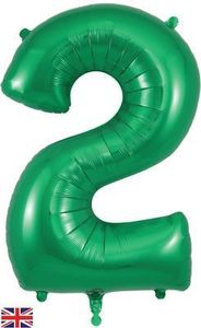 giant large number foil helium birthday party balloon green 2