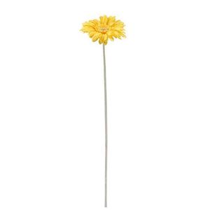 yellow gerbera stem artificial flower large