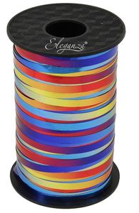 rainbow multicoloured curling ribbon