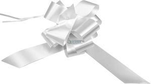 pearl white pull bows