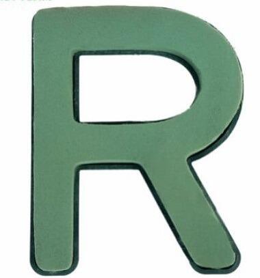 funeral tribute letter r foam