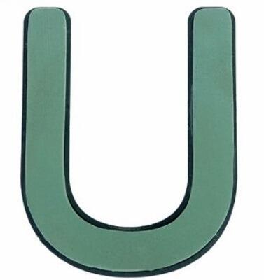 floral foam letter tribute letter u