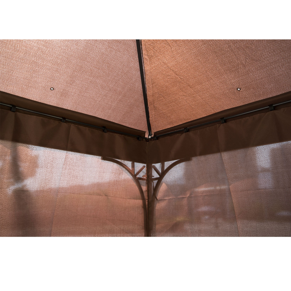 Outsunny 3m x 3m Garden Metal Gazebo Marquee Party Tent Canopy Shelter Pavilion