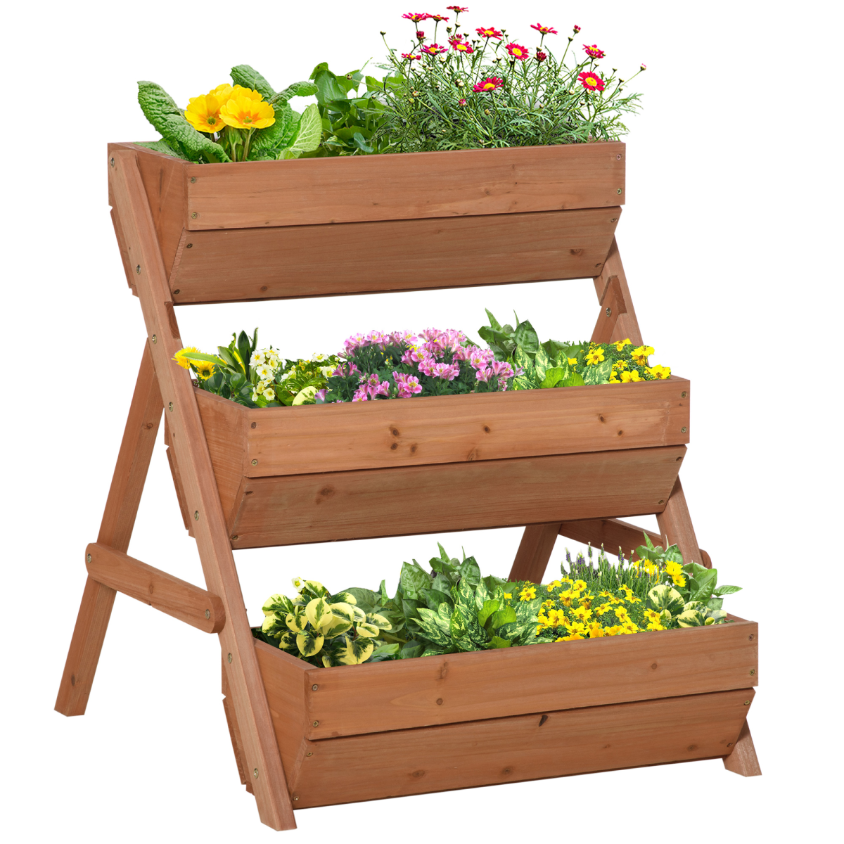 Raised Garden Bed Wooden Elevated Planter