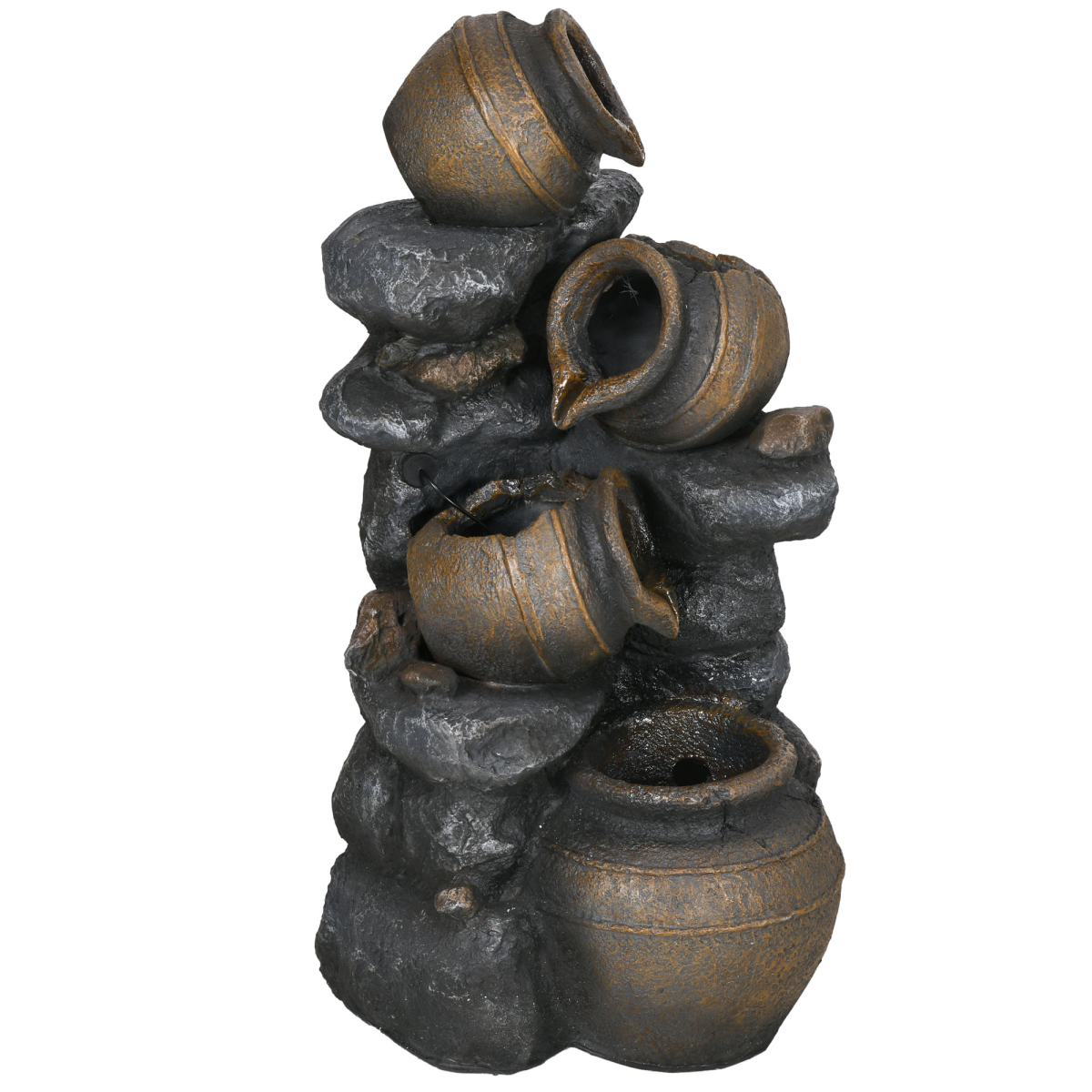 water feature garden pots design