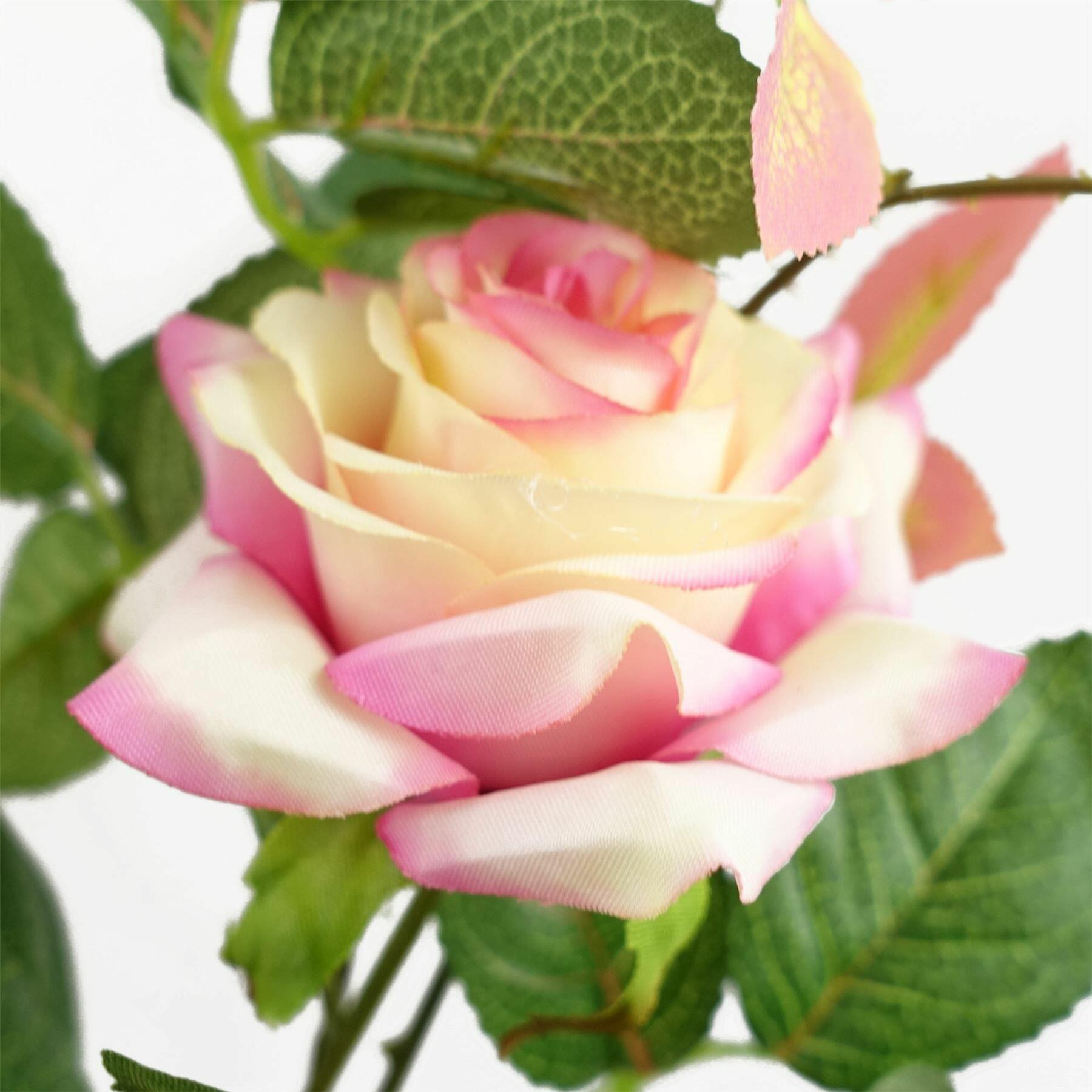Artificial Pink Rose Plant