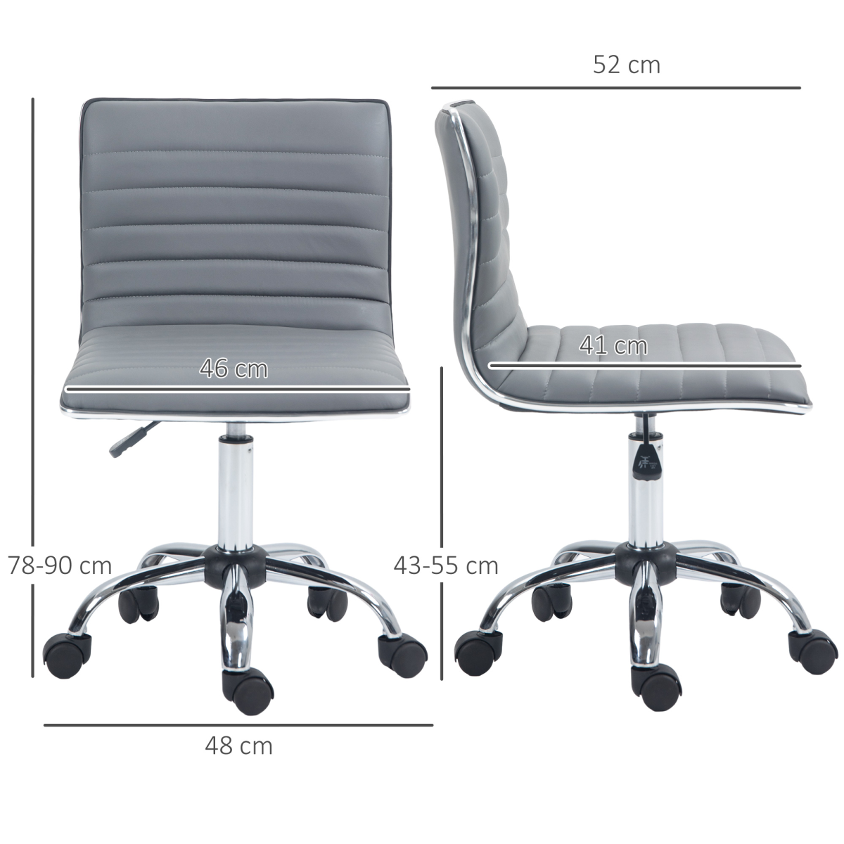 Adjustable Office Chair with 360 Swivel