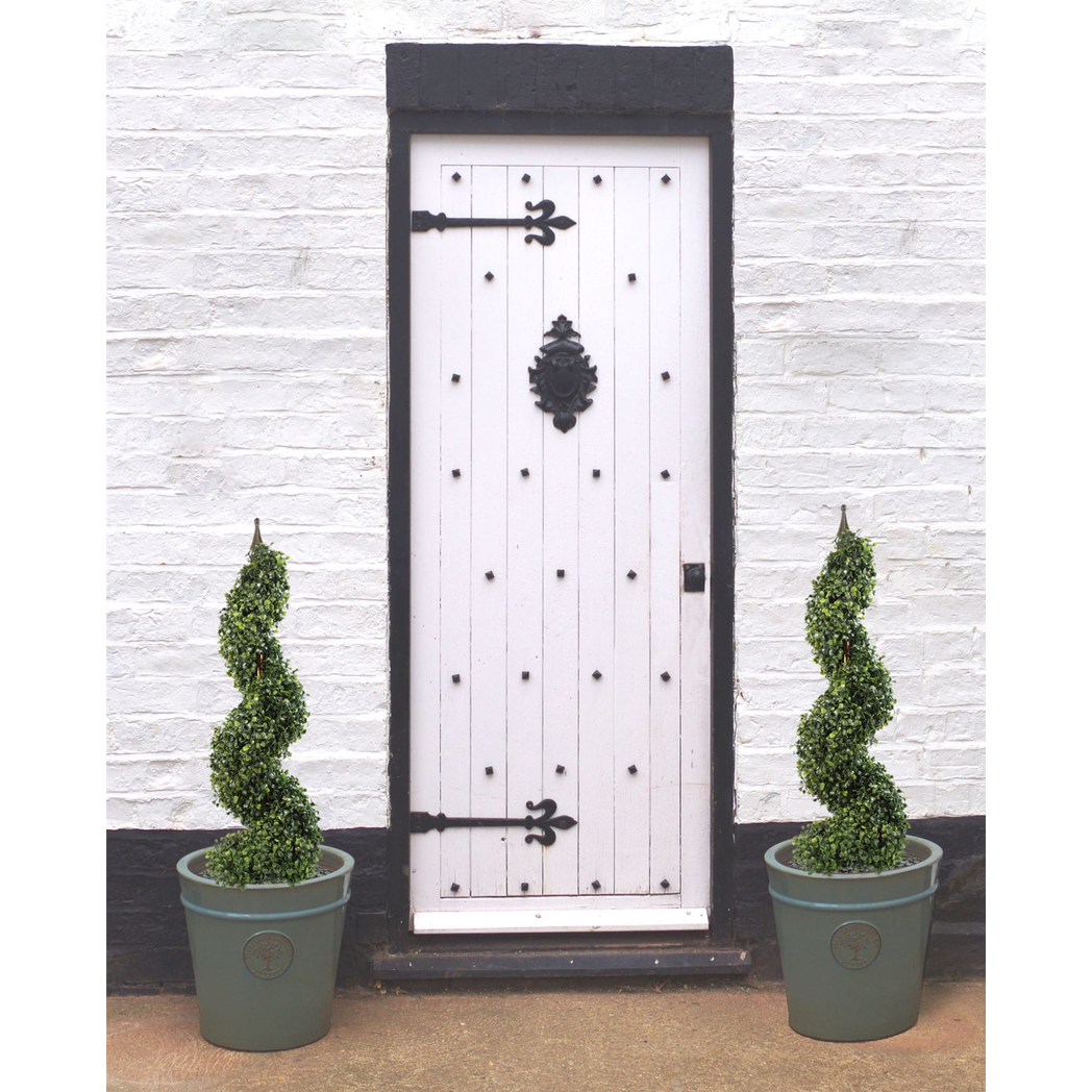 Tall Artificial Boxwood Tower Tree Topiary Spiral