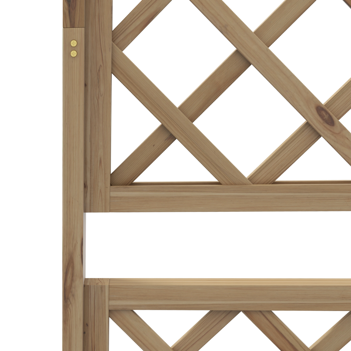 Wooden Trellis Planter, Raised Garden Bed for Climbing Plants
