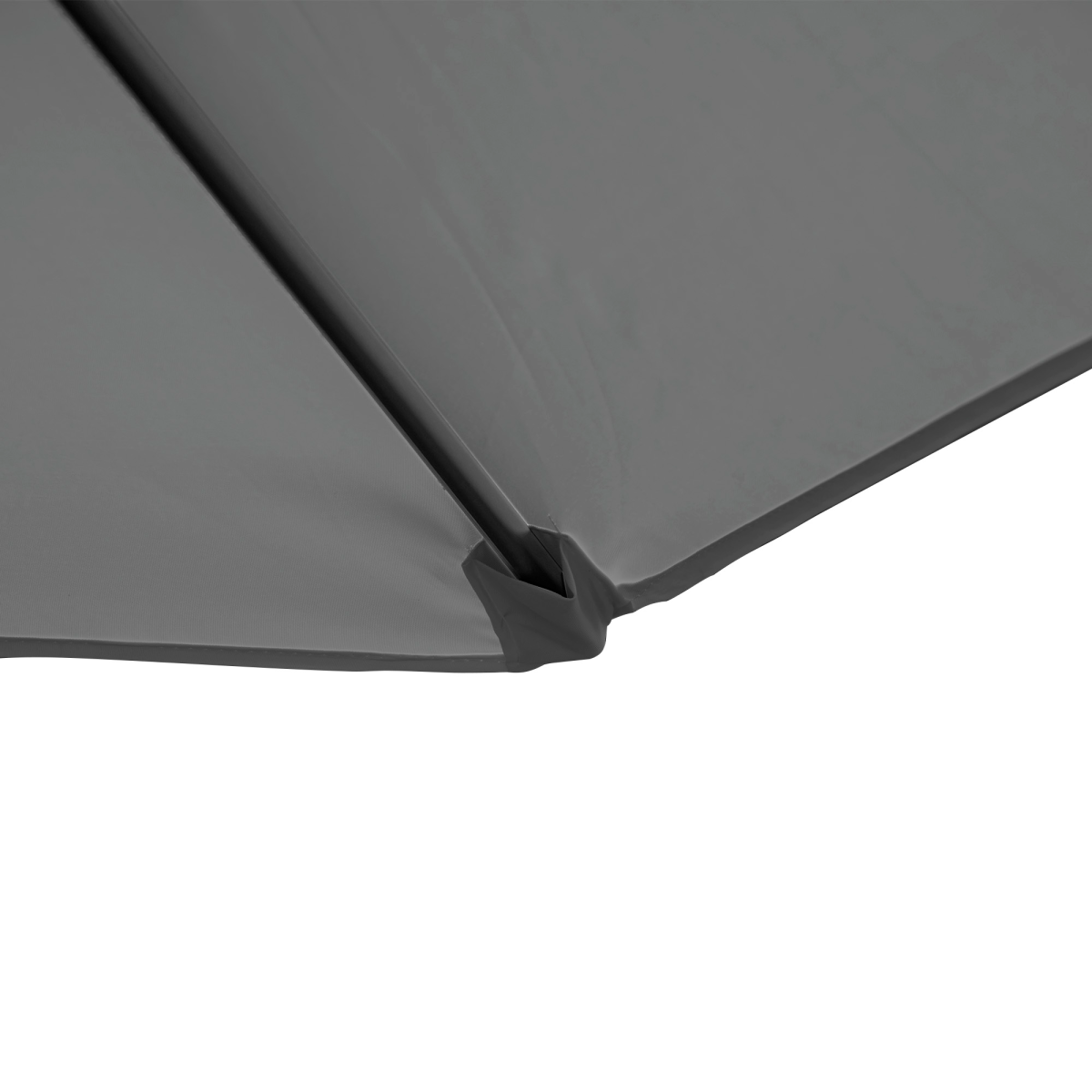 2.5m Garden Cantilever Parasol 360 and Cross Base, Dark Grey