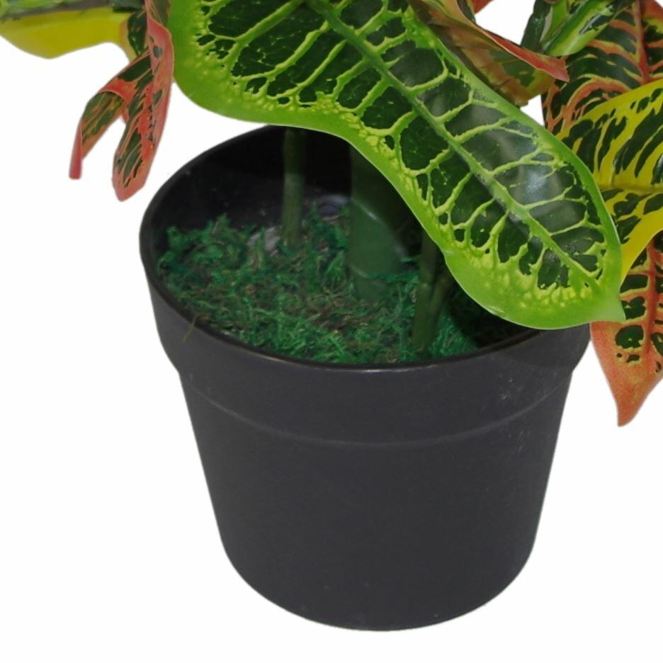 65cm artificial codiaeum multicoloured house plant