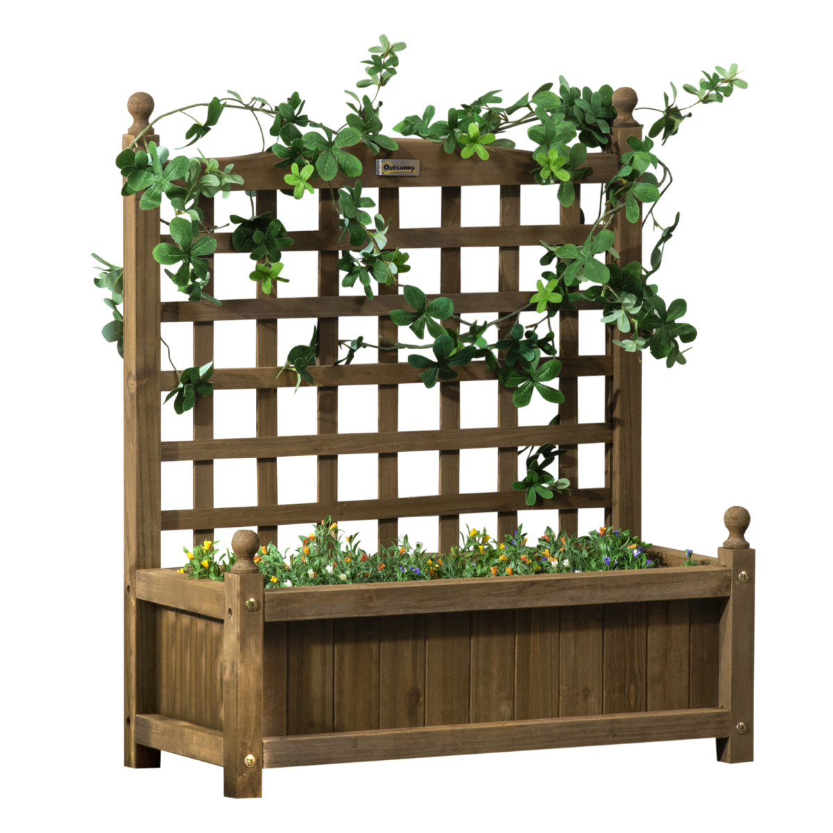 garden planters with trellis for climbing vines indoor