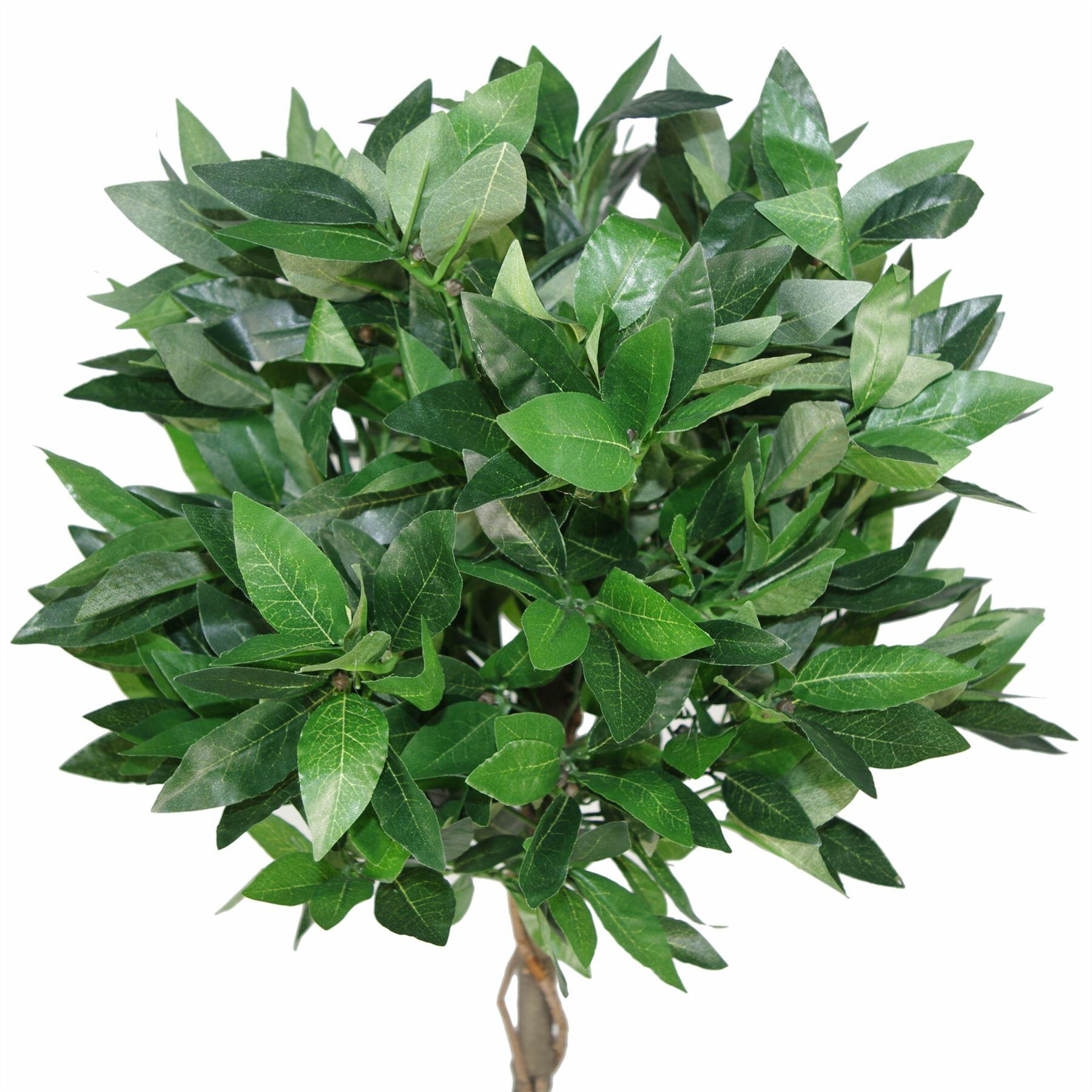 pair of 90cm (3ft) twisted stem artificial topiary