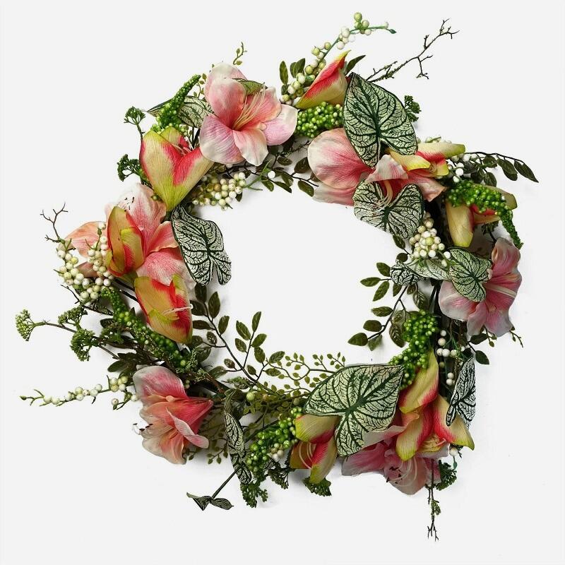 summer garden wreath