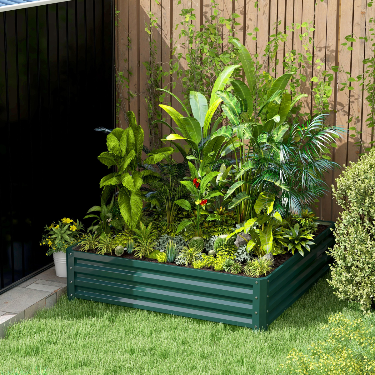 raised garden bed gardner frame outdoor planter kit