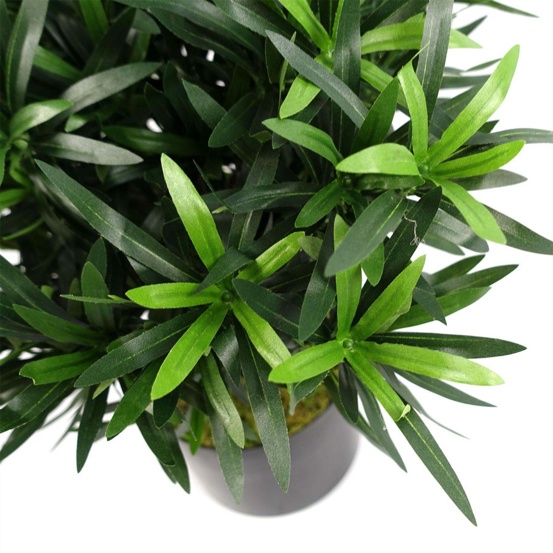 image of 40cm podocarpus bush artificial plant view 1