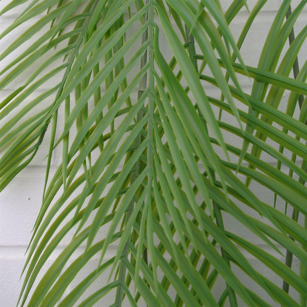 image of 120cm artificial hanging palm leaf plant view 3
