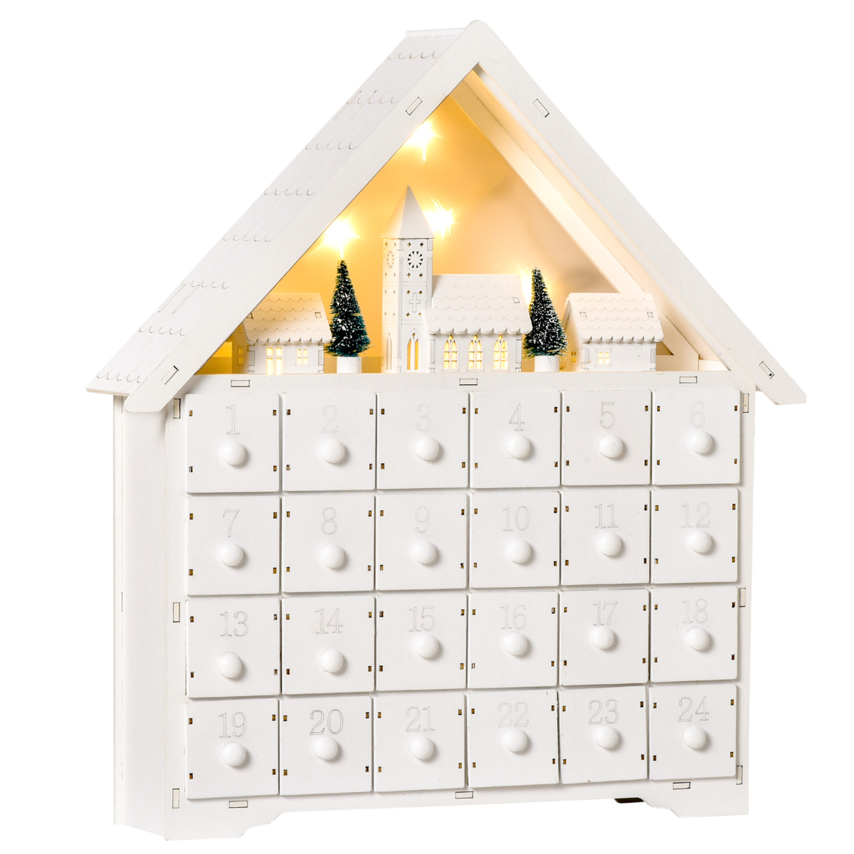 </li><li>Made of wood, ensuring durability for several Christmases
