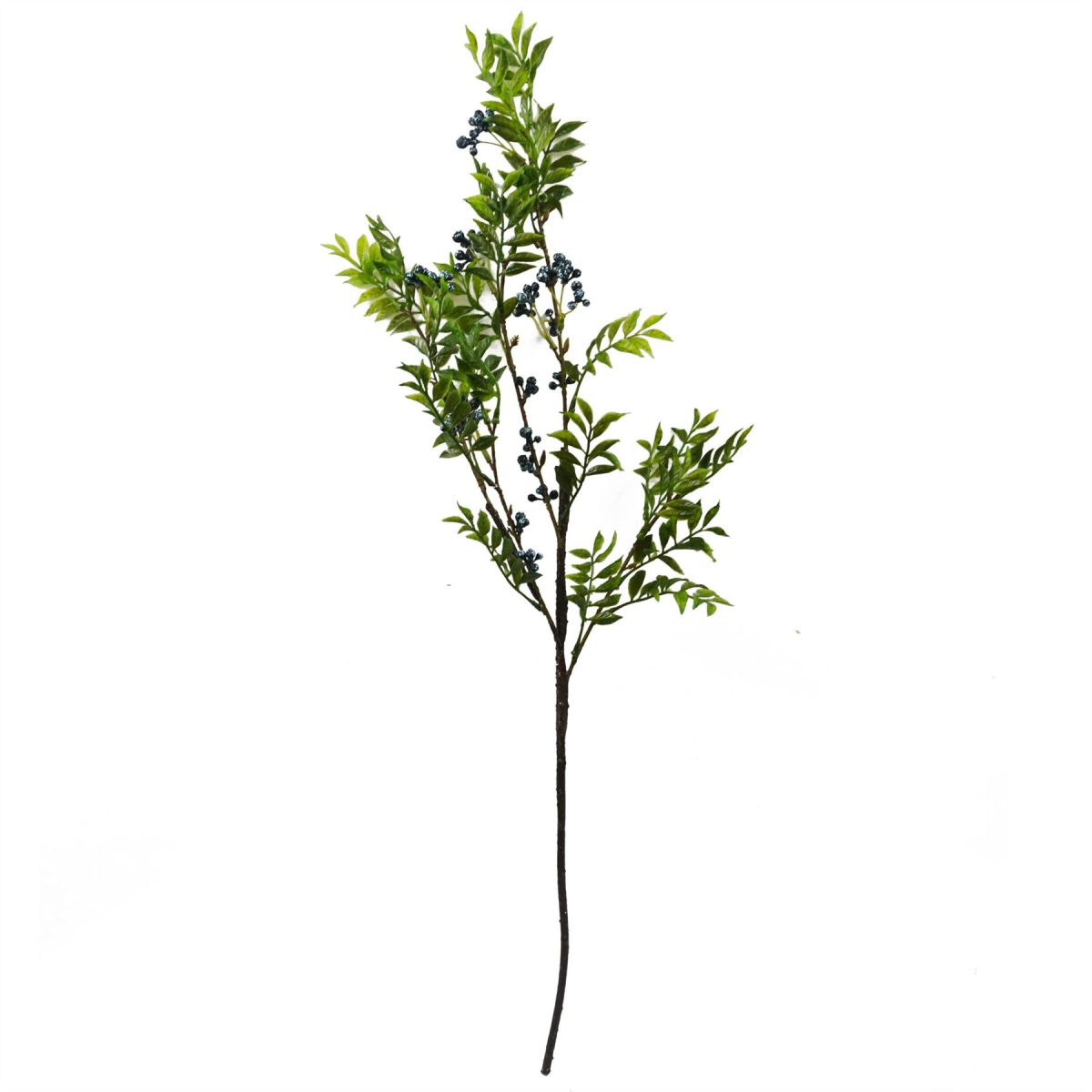 Picture of 6x 70cm Nandina Foliage Blue Berry Spray Artificial