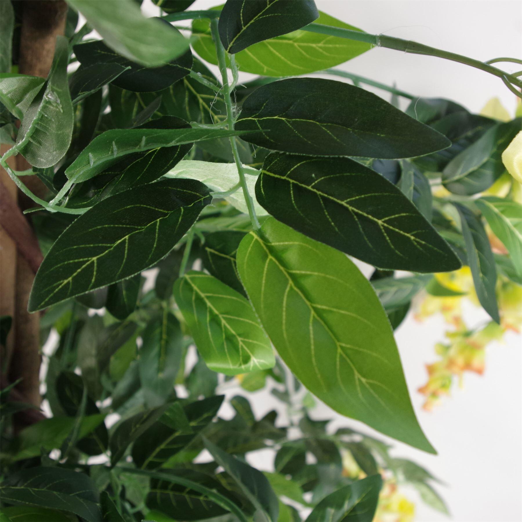 artificial tree yellow 120cm wisteria product image