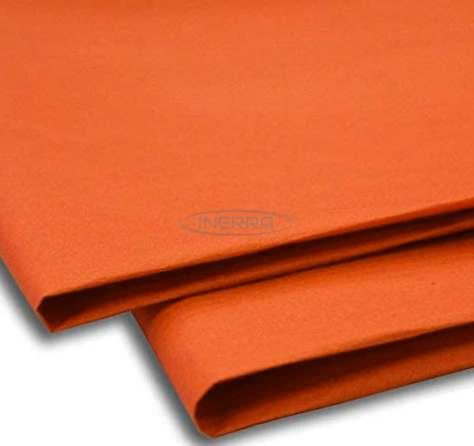 dark orange tissue paper sheets