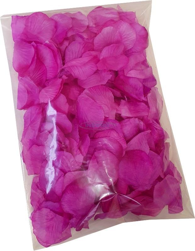 dark pink Artificial Rose Petals for Weddings