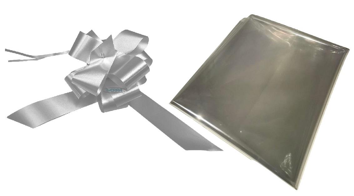 silver hamper wrapping kit