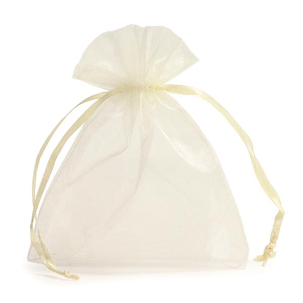 organza bags mini small drawstring wedding favors drawer mesh bag ivory