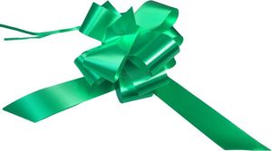 emerald green pull bows
