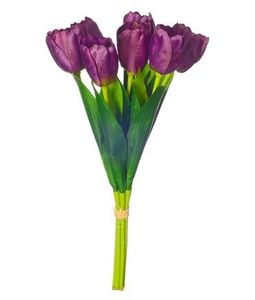 artificial purple tulip flowers