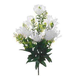 white exotic flowers artificial