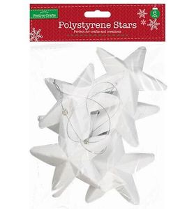 polystyrene stars for christmas tree hanging