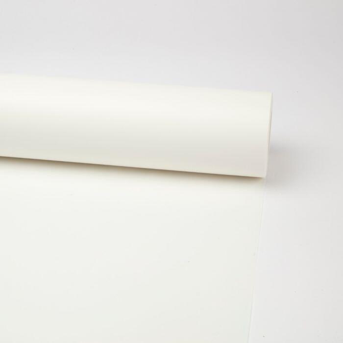 white cellophane film sheet